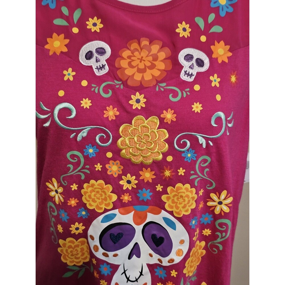 Disney Pixar Coco Day of the Dead Sugar Skull Tank Top –‎ Size Large New $34.99 - Picture 4 of 10
